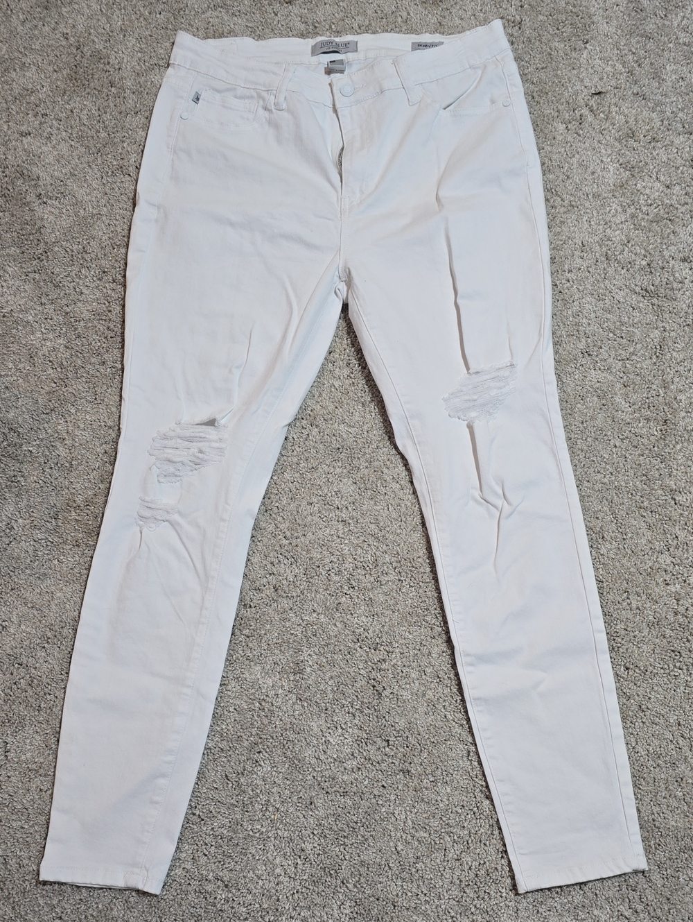 Judy Blue Crisp White Skinny Fit Jeans